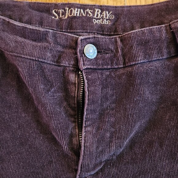 Cotton Corduroy Boot Cut Jeans 12 Petite - Picture 4 of 6